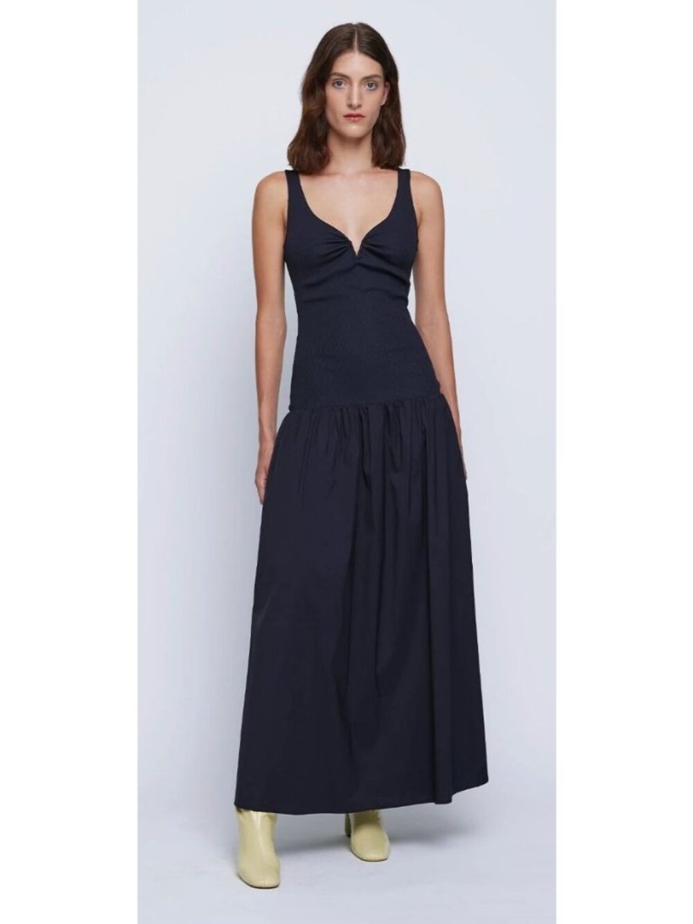 Anna Quan Florence Poplin Dress Black Noir 